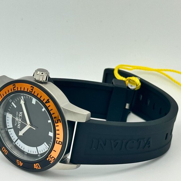 Invicta Pro Diver Speed Black/Orange Dial Thin Case Watch Latest Invicta Model - Picture 4 of 8